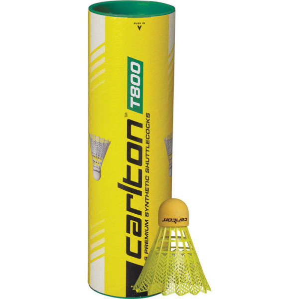 Badminton loptičky CARLTON T800 Yellow (pomalý/zelený)