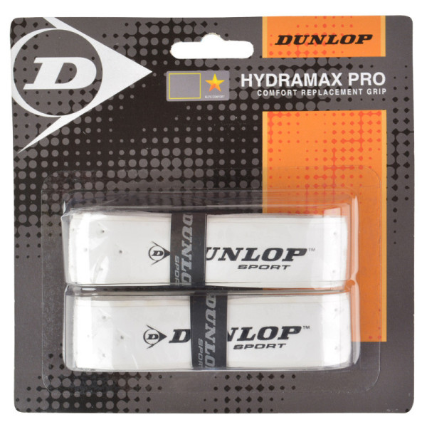 Squash omotávky DUNLOP Hydramax Pro PU grip - biely