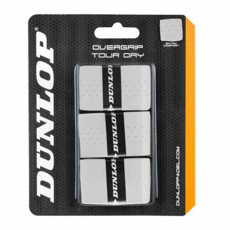 Padel omotávky DUNLOP DRY TOUR OverGrip biely